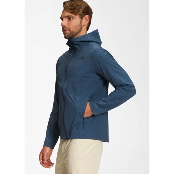 The North Face Windbreaker Men’s Medium West Basin DryVent Jacket Aviator Navy‎ - Picture 1 of 14